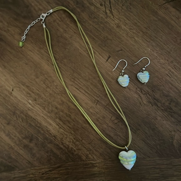 Necklace & Earring Set - Sterling Silver - Picture 1 of 6